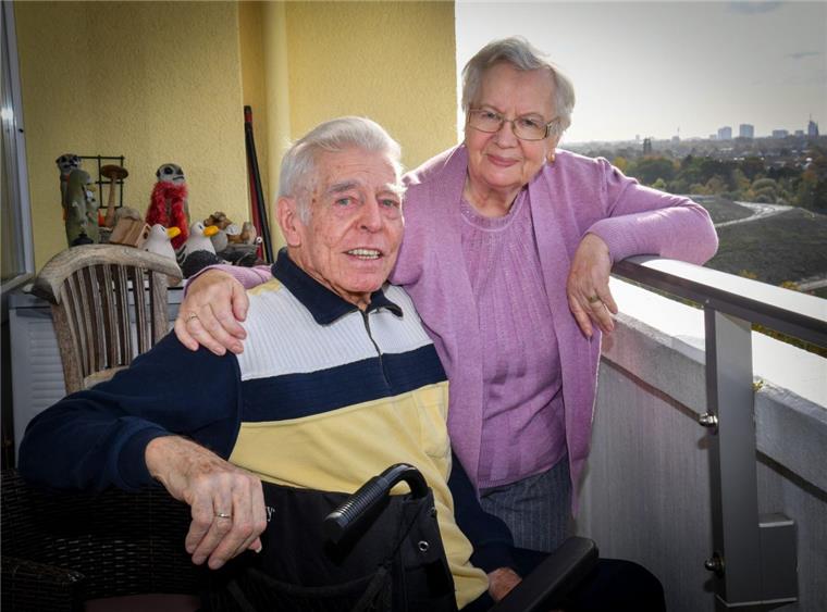 Die Eheleute Anita und Wilhelm Schrutek feiern diamantene Hochzeit. 