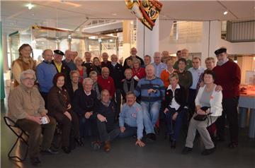 Die ehemaligen Kap Hoorn-Segler treffen sich jedes Jahr am Tag der Umrundung in einer anderen Stadt. Diesmal war Bremerhaven dran. Foto Overschmidt