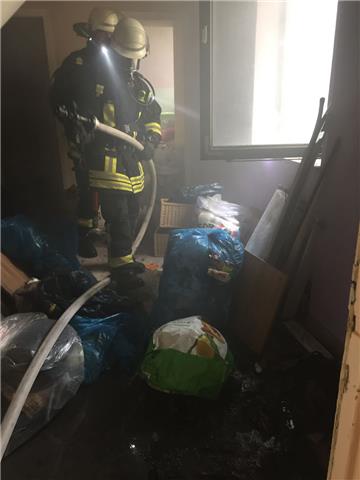 Die Einsatzkräfte der Feuerwehr hatten den Brand schnell gelöscht.  