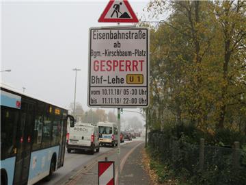 Die Eisenbahnstraße in Bremerhaven-Lehe wird am Wochenende gesperrt.