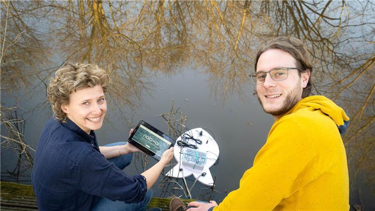 Aue im Fokus: Kann KI den belasteten Fluss retten? Die erhobenen Daten werden aktuell auf eine extra eingerichtete Website übertragen.