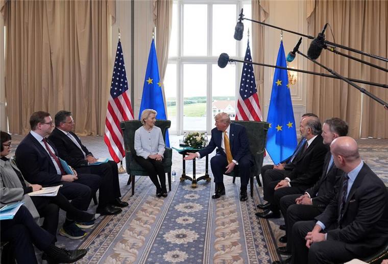 Der „größte Deal“: Das bedeutet die Einigung im Zollstreit Die EU und USA hatten monatelang verhandelt.