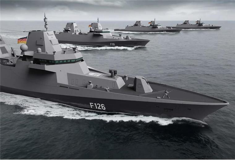 Bau der bislang größten Kampfschiffe der deutschen Marine hat begonnen Die F126 Fregatten werden für die Deutsche Marine gebaut.