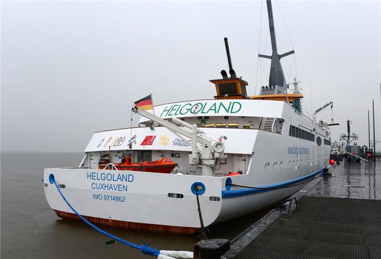 Schlechtes Wetter: Fähre von Cuxhaven nach Helgoland fällt aus Die Fähre von Cuxhaven nach Helgoland fällt aus.