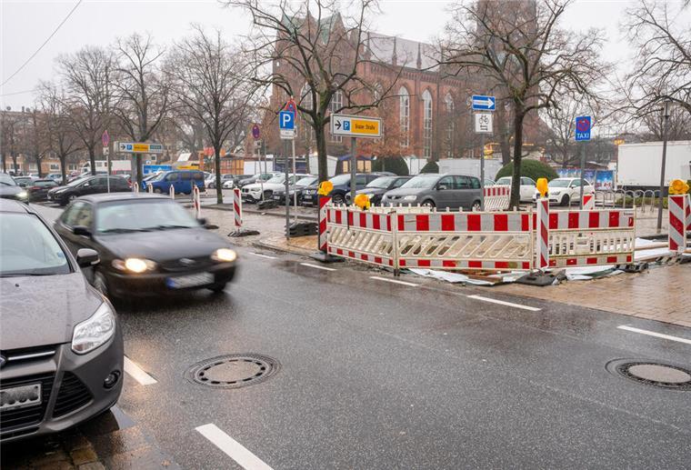 Wo es in Bremerhaven rollt und was den Radverkehr ausbremst Blick auf Baustelle