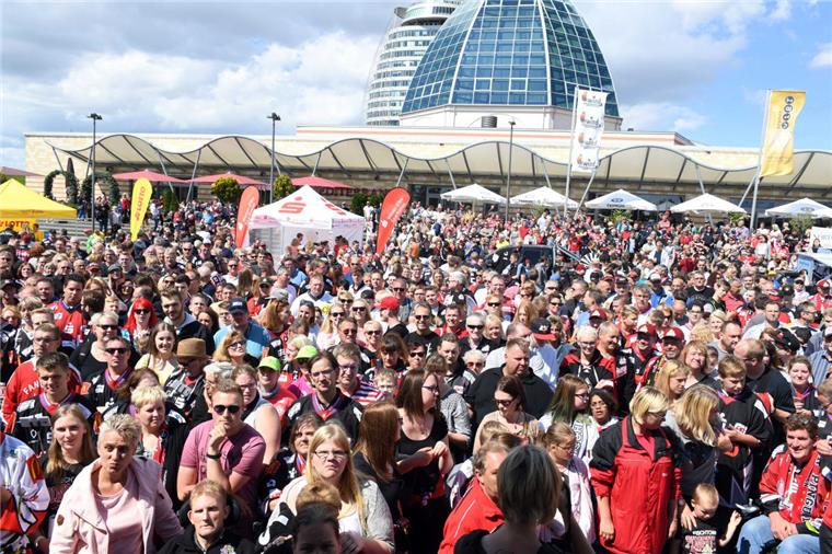 Wegen Tunnelsperrung: Pinguins-Fans starten früher zur Schiffstour nach Düsseldorf Die Fans der Fischtown Pinguins freuen sich auf die Auswärtsreise nach Düsseldorf.