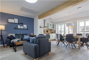 Die Ferienwohnungen vereinen modernen, skandinavischen Schick mit ländlichem Charme.