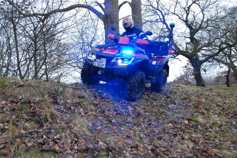 Die Feuerwehr in Stotel kann auf ein Quad setzen.