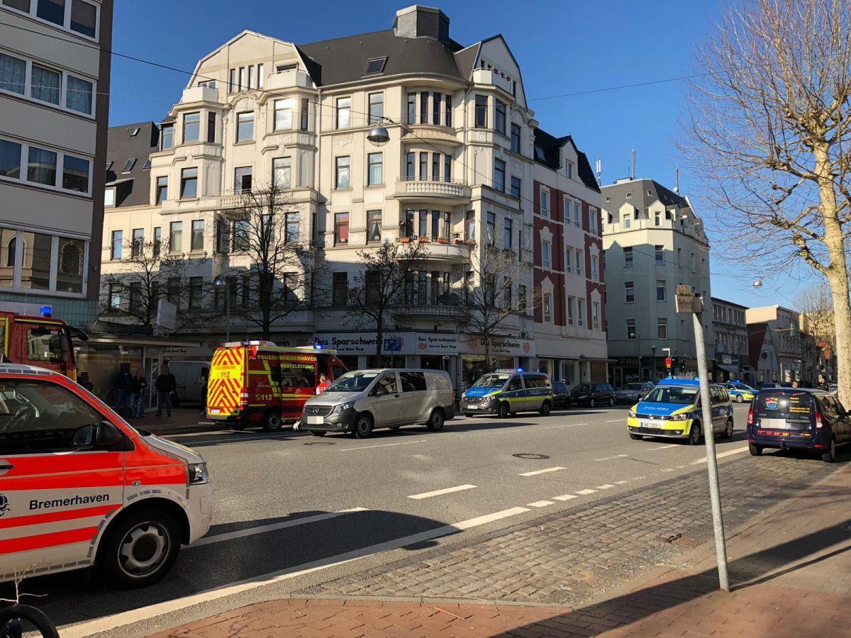 Die Feuerwehr musste am Dienstag zu einem Einsatz in der Hafenstraße ausrücken.