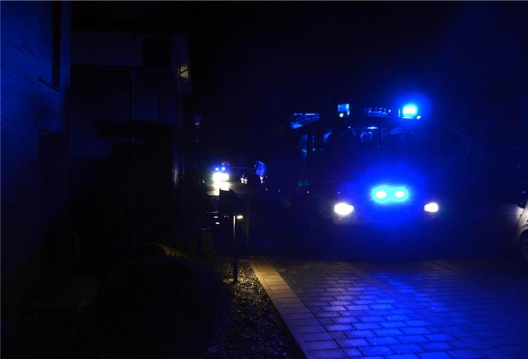 Die Feuerwehr trifft ein