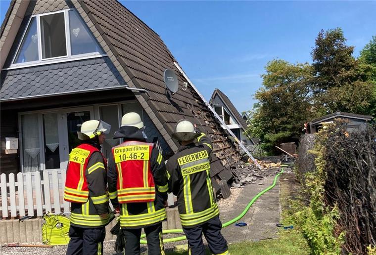Die Feuerwehr verhinderte durch ihr schnelles Eingreifen Schlimmeres.