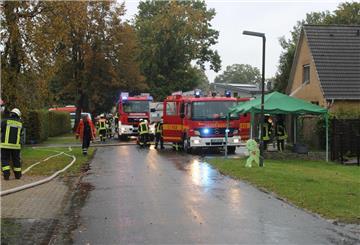 Die Feuerwehren der Gemeinde Schiffdorf sind am Donnerstagvormittag zum Einsatz nach Wehdel ausgefahren.