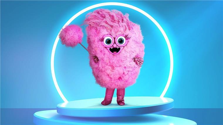 The „Masked Singer“ geht weiter Die Figur „Die Zuckerwatte“ aus der Prosieben-Show „The Masked Singer“.