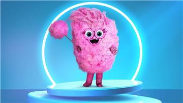 Die Figur „Die Zuckerwatte“ aus der Prosieben-Show „The Masked Singer“.