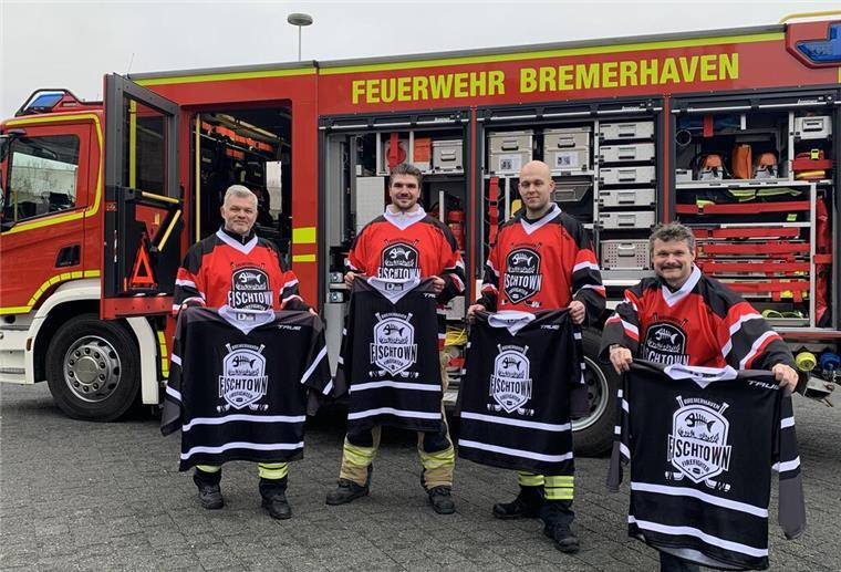 Wichtiges Spiel: Bremerhavens Firefighter sind heiß auf den Puck Die Fischtown Firefighter wollen es wissen.