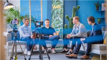Die Fischtown Pinguins kamen zum Saisonabschluss zum großen Interview in die Zukunftswerkstatt der NORDSEE-ZEITUNG.