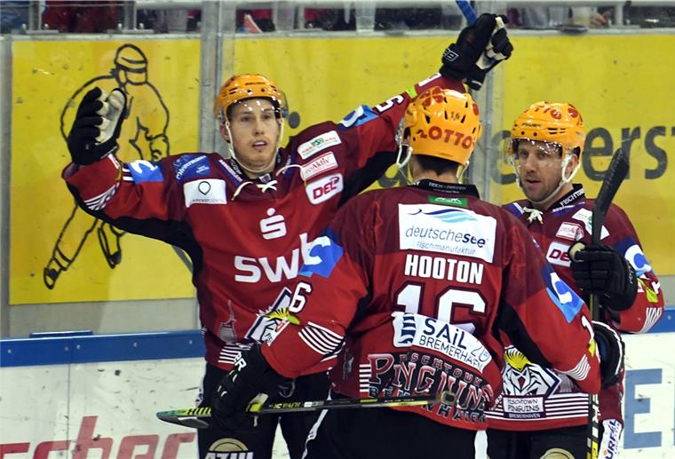 Pinguins: So läuft das mit den Playoff-Tickets Die Fischtown Pinguins wollen auch in den Playoffs jubeln.