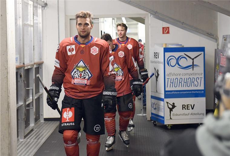 Die Pinguins freuen sich auf den Saisonstart Spieler der Eishockeymannschaft "Fischtown Pinguins".