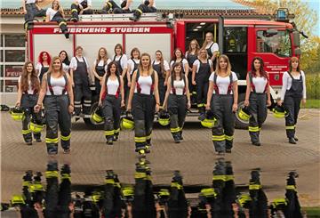 Die Frauen der Feuerwehr in Beverstedt sind mit Feuer und Flamme dabei.