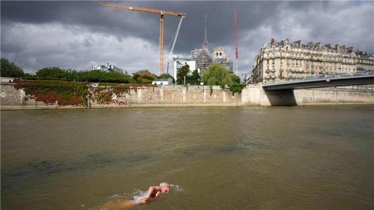 Seine oder Ruderkanal: Vorbereitung für Freiwasser gestört Die Freiwasserschwimmer sollen in der Seine ihre Olympiasieger ermitteln.