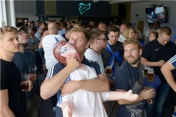Die Freude nach der DFB-Pokal-Auslosung bei der Leher TS war groß. Foto: Schimanke