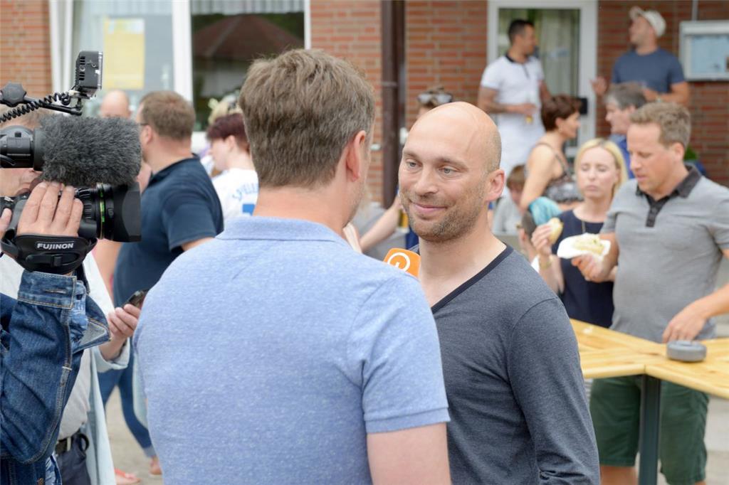 Die Freude nach der DFB-Pokal-Auslosung bei der Leher TS war groß. Foto: Schimanke