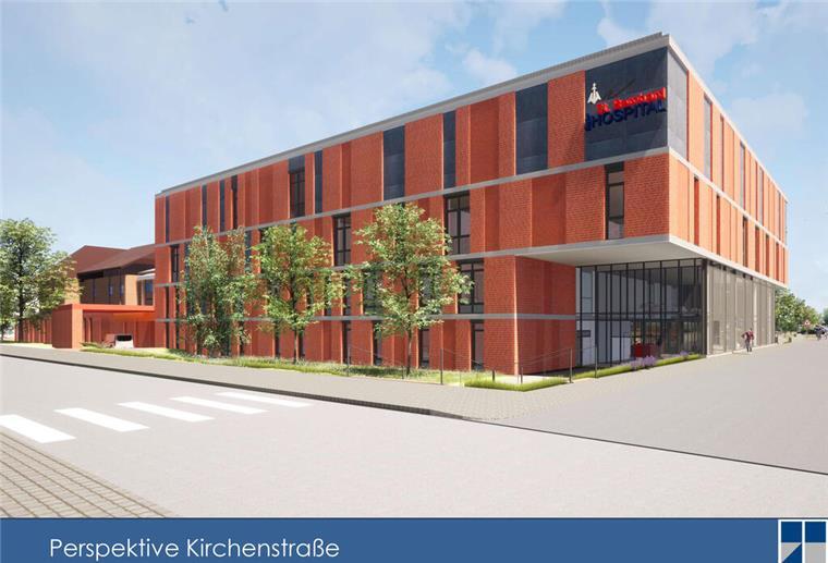 2030 soll das St. Bernhard-Hospital in Brake in neuem Glanz erstrahlen Krankenhaus-Neubau