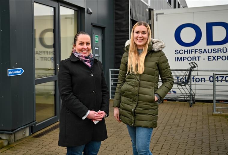 Schiffdorf: Flusskreuzfahrer machen wieder Dampf Die Geschäftsfüherinnen der Firma Odin: Daniela Küver (links) und Katharina Leers.