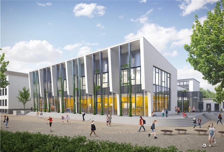 Bremerhaven bereitet Ganztagschulmodell vor Die Goetheschule könnte bald so einen Neubau haben.