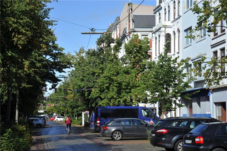 Die Goethestraße in Lehe: Das Goethequartier hat laut dem Stadt-Pressesprecher eine Arbeitslosenquote von 29,55 Prozent.