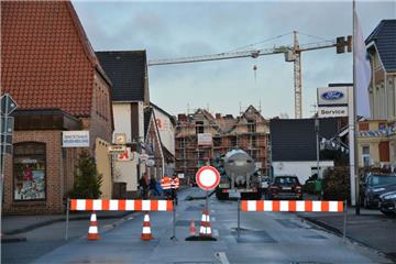 Die Gröpelinger Straße musste gesperrt werden.