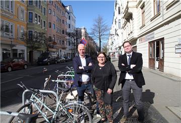 Die Grünen-Spitze um Michael Labetzke, Claudius Kaminiarz, Doris Hoch hat viel vor.