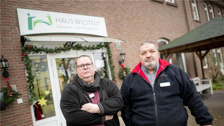 Pflegeheim kämpft weiter gegen Abschiebung von Beschäftigten Die Heimbetreiber Andrea Wohlmacher und Tino Wohlmacher kämpfen gegen die drohende Abschiebung von Beschäftigten ihrer Pflegeeinrichtung Haus Wilstedt. (Archivbild)