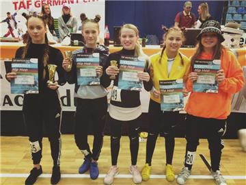 Die Hip-Hopperinnen der Tanzschule dominierten den Deutschland-Cup. 