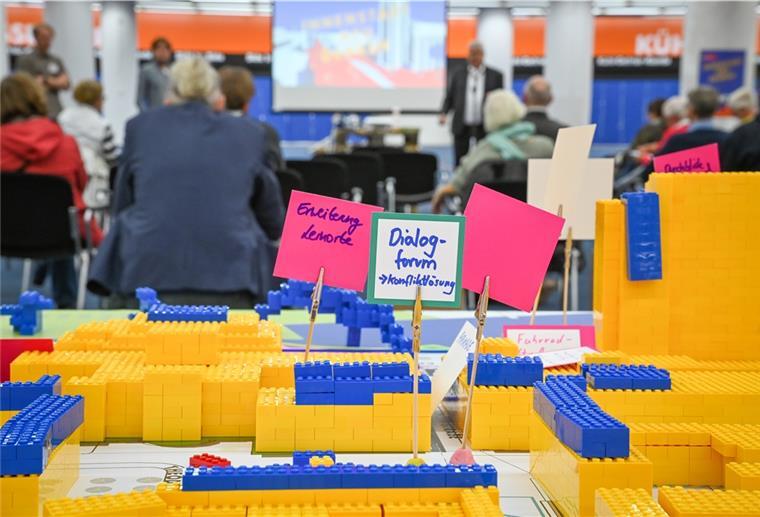 Bremerhaven stellt neues Konzept für die Innenstadt vor Die Ideen aus dem 3D-Modell haben die Stadtplaner von Urbanista auf ein Schaubild übertragen.