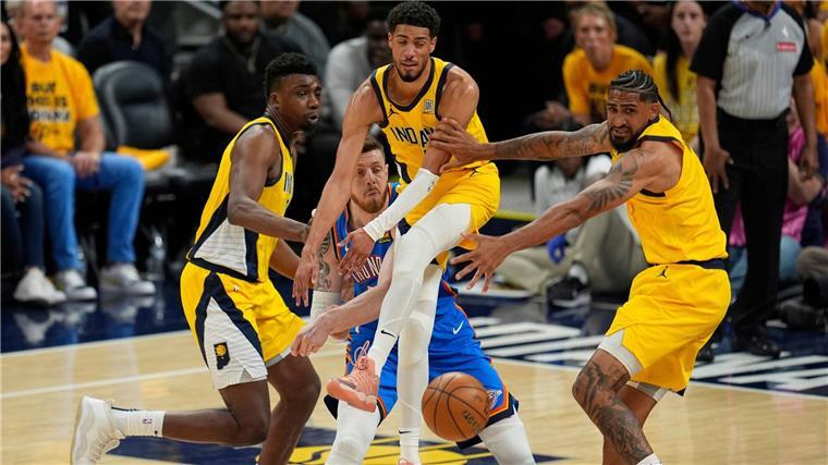 Pacers holen zweiten Sieg in NBA-Finals gegen Oklahoma City Die Indiana Pacers waren aus Sicht von OKC um Isaiah Hartenstein zu oft in Überzahl und übermächtig.