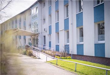 Die Jugendherberge in Bremerhaven im März 2022