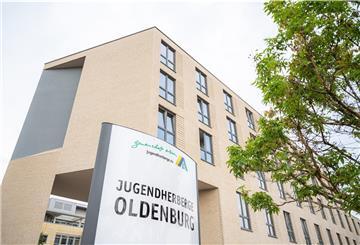 Eine Außenansicht der Jugendherberge in Oldenburg.