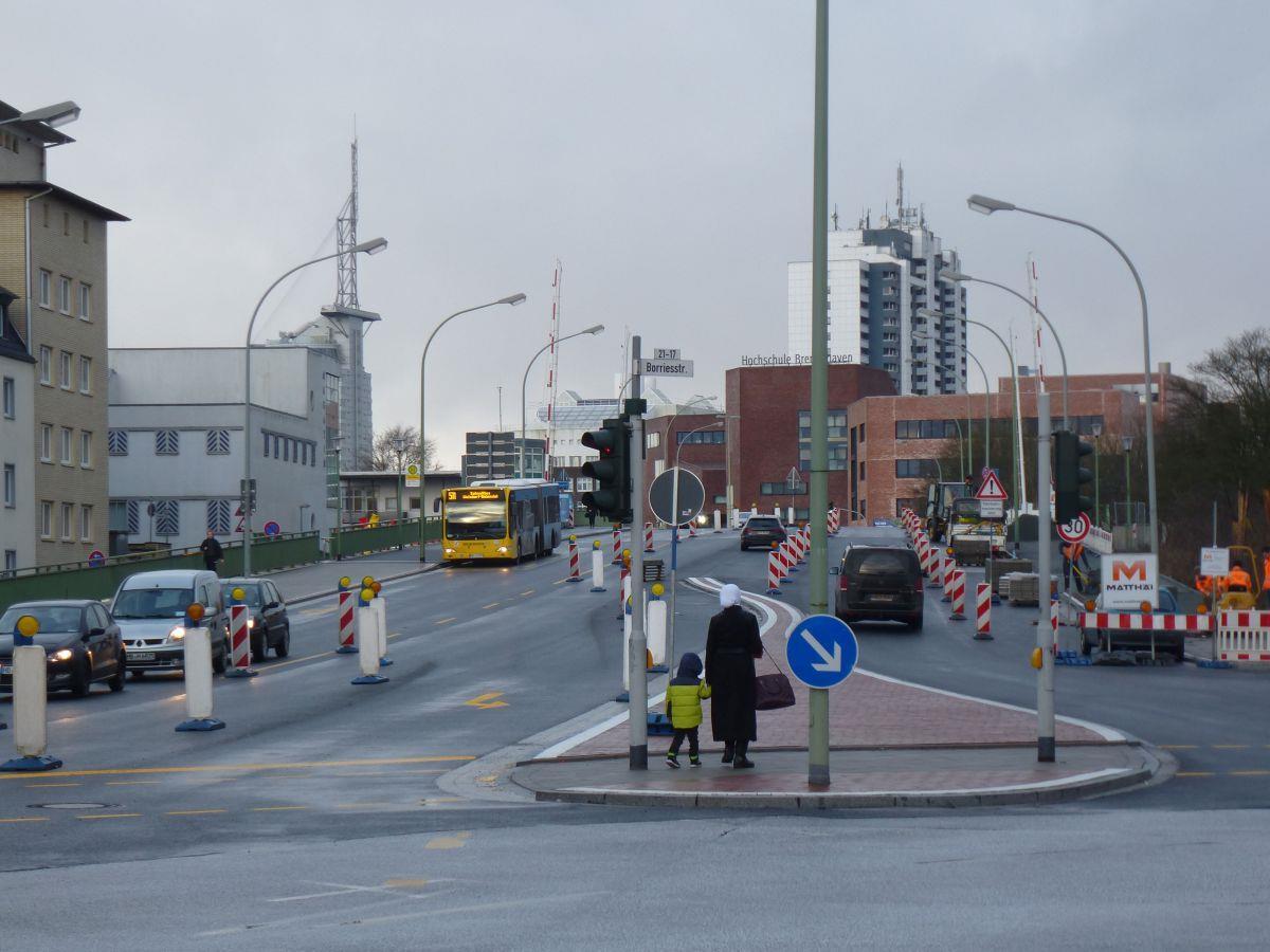 Bremerhaven: Kennedybrücke ab Montag dicht - So müsst ihr fahren Die Kennedybrücke wird am Montag (16. April) für 14 Tage gesperrt.