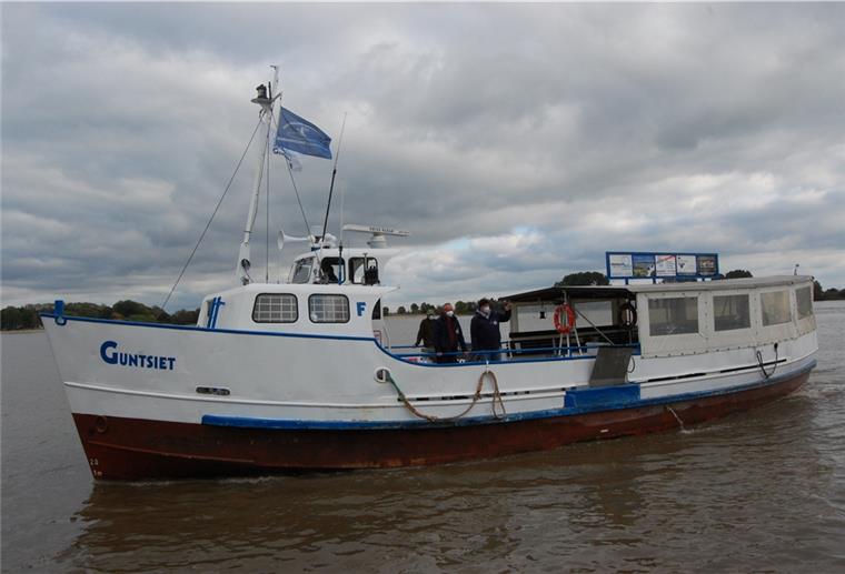Die kleine Fähre "Guntsiet" hat sich auch im Jahr der Coronakrise wacker geschlagen. Am 25. Oktober endet die Saison.