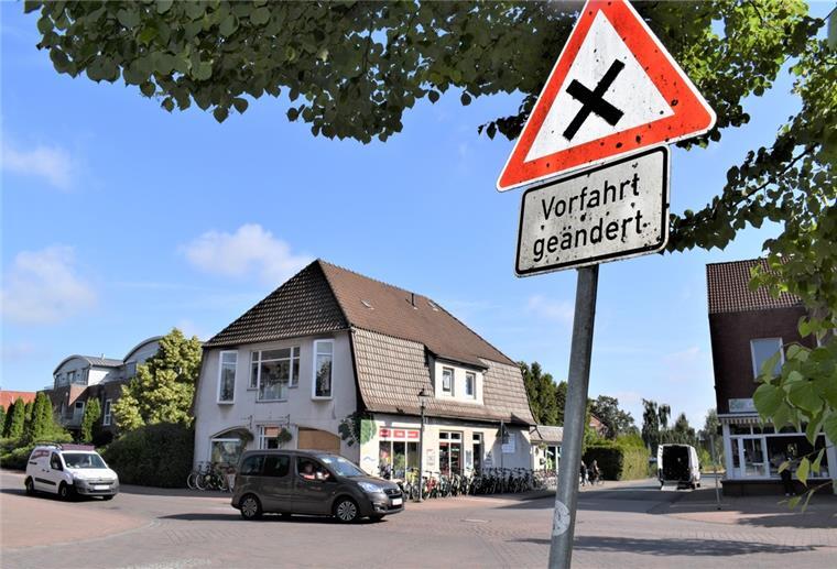 Bad Bederkesa: Entscheidung über Einbahnstraße ist gefallen Die Kreuzung Mattenburger Straße/Mattenburger Feld/Zum Hasengarten in Bad Bederkesa soll sicherer werden für die Bürger.
