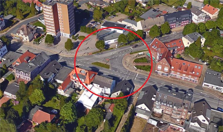 Die Kreuzung Weserstraße/Lindenallee in Wulsdorf soll zum Kreisel werden. Die CDU ist dagegen.