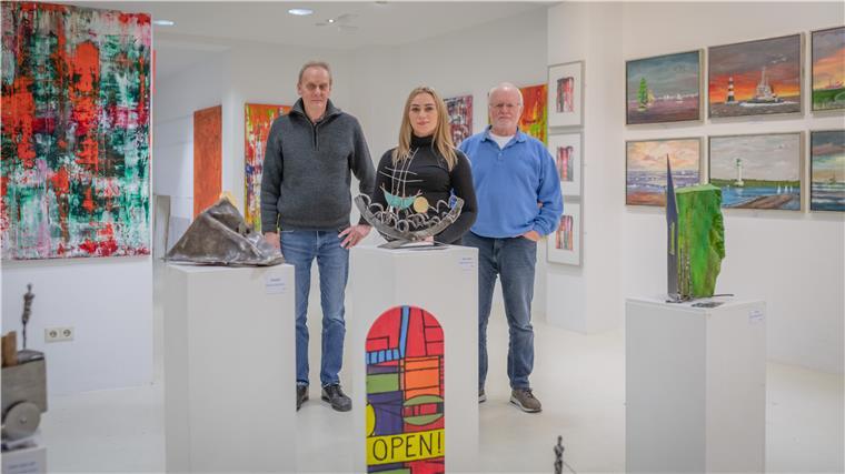Blick in einen Pop-up-Laden