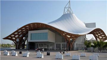 Die Kunstbanane hing seit dem 8. Mai im Centre Pompidou Metz. (Archivbild)