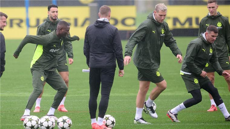 Gedämpfte Vorfreude: BVB ohne Rückenwind nach Madrid Die letzte Einheit vor dem Spiel in Madrid fand in Dortmund statt.