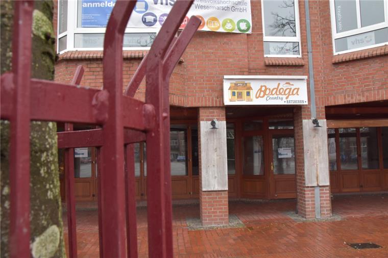 Nordenham: Rückschlag bei der Pächter-Suche für die Bodega Die Lührs-Gruppe bleibt bei der Bodega am Ball. Kommende Woche läuft ein erstes Gespräch mit einem weiteren Interessenten.