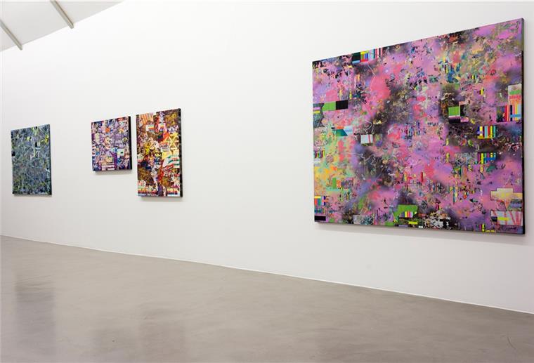 Weserburg zeigt Ausstellung online Die Malerei lebt und wie: Vincent Kück legt so viele Farbschichten über- und nebeneinander, dass die Betrachter an eine digitale Bildstörung glauben.