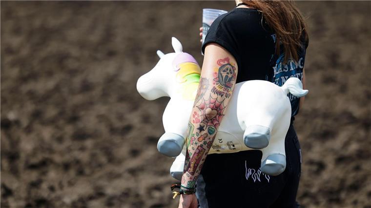Die Metalfans hatten offenbar Spaß.