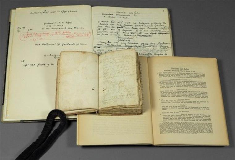 Wiedergefunden: Die Leher Chroniken aus dem 16. Jahrhundert Die Handschrift im Oktavformat