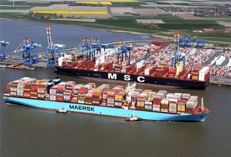 Die MSC Isabella Munkebo Maersk und Mayview Maersk sorgen gemeinsam mit vielen anderen Schiffen für gute Umsätze.